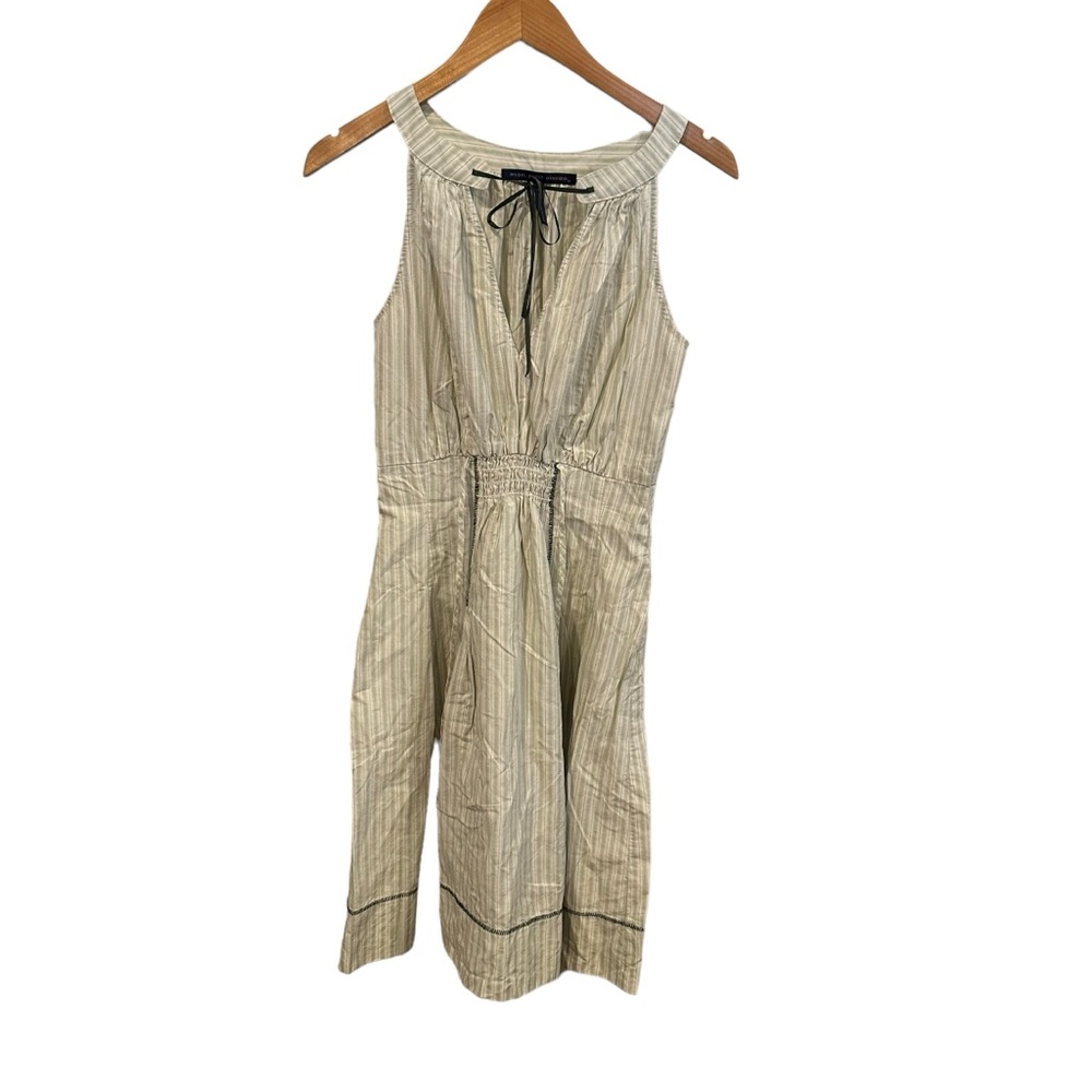 Mon Petit Oiseau Shift Dress stripe Women‎ small green cottage core retro preppy